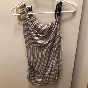 DVF one sleeve top. Size 6.